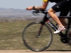 Cyclist on Cervelo bike